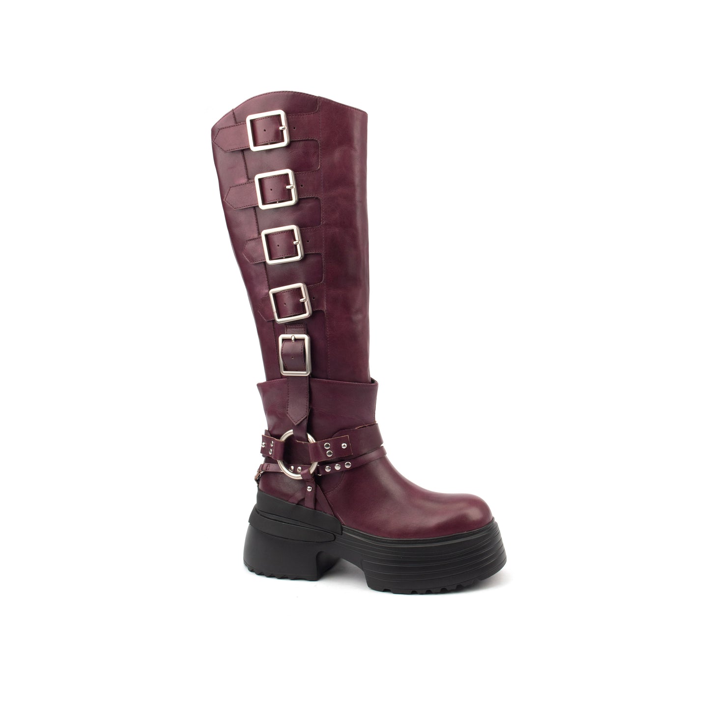 Raw Rebel Tall – The Ultimate Knee-High Biker Boots