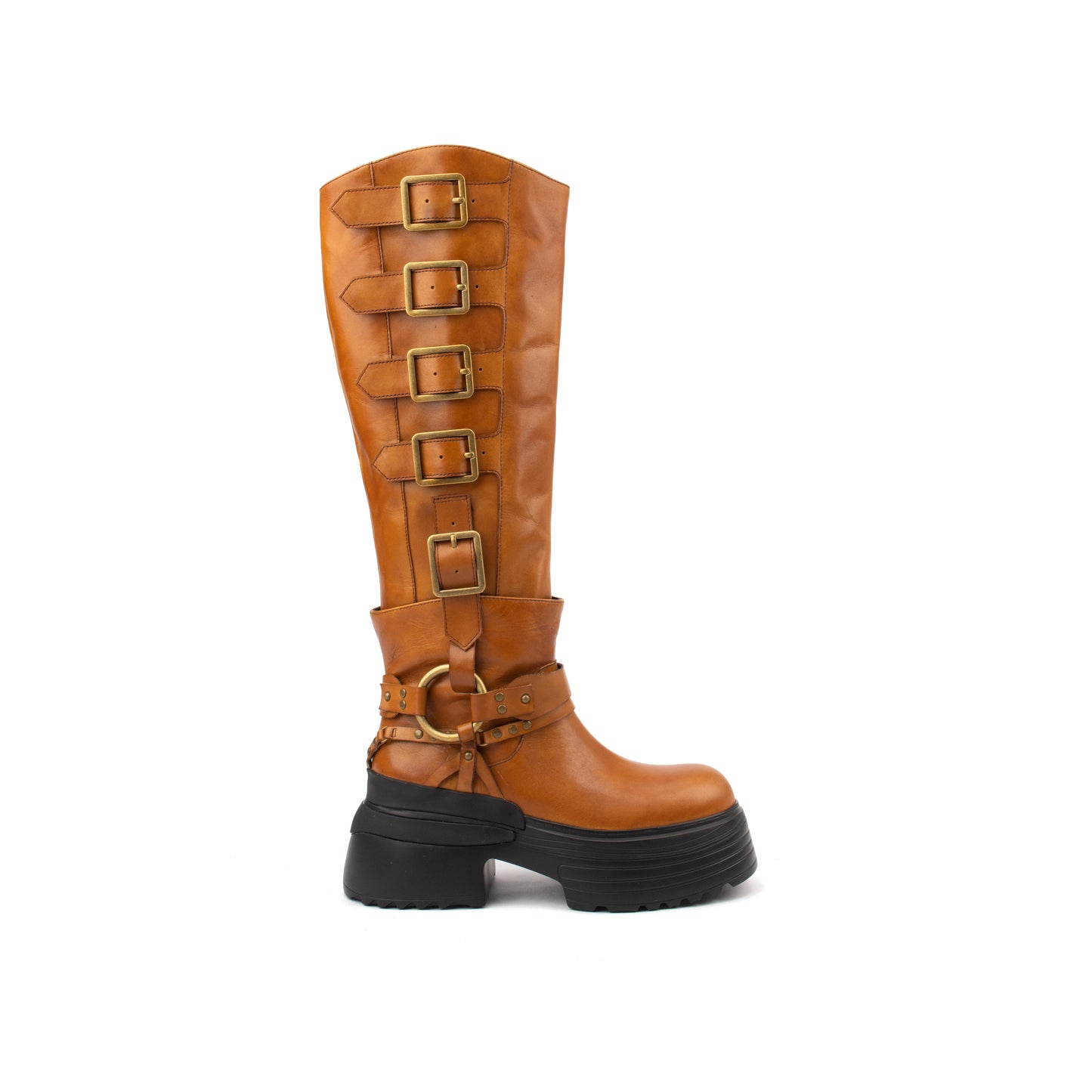 Raw Rebel Tall – The Ultimate Knee-High Biker Boots