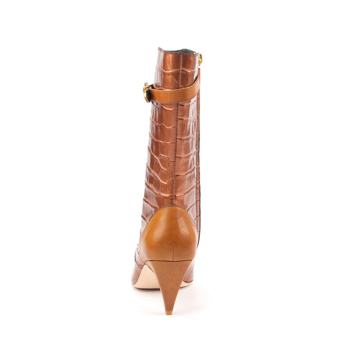 ARAB KNIGHTS – Bold & Refined Croc-Print Knee Boots