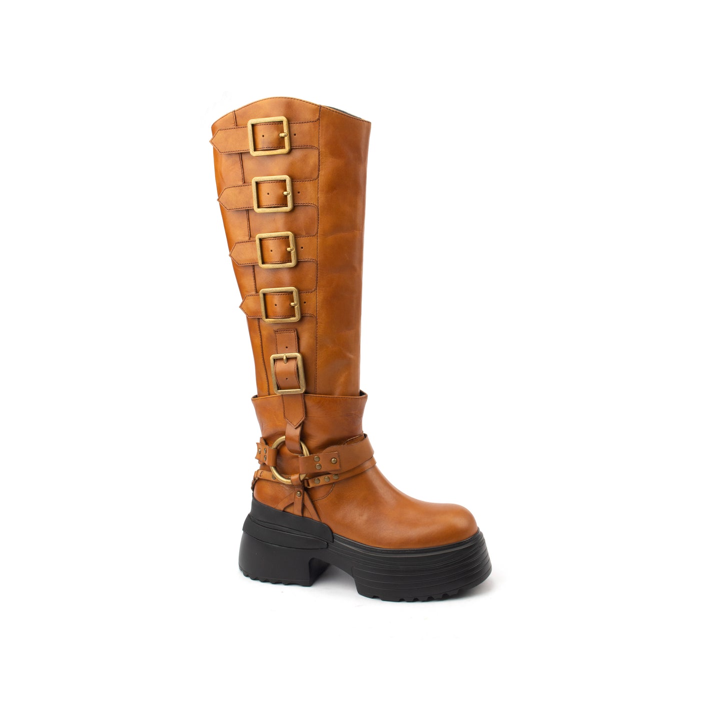 Raw Rebel Tall – The Ultimate Knee-High Biker Boots