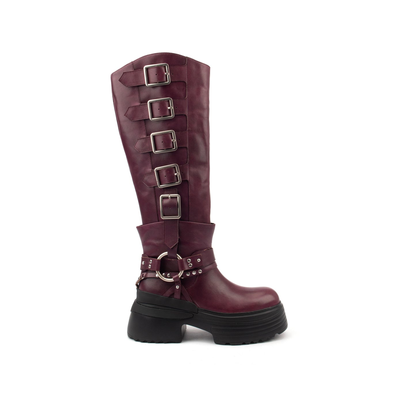 Raw Rebel Tall – The Ultimate Knee-High Biker Boots