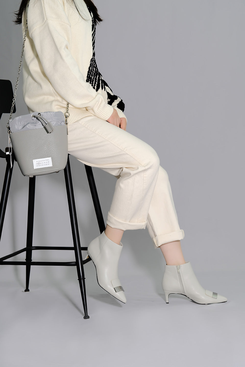 Embrace Elegance with Off White Leather Boots