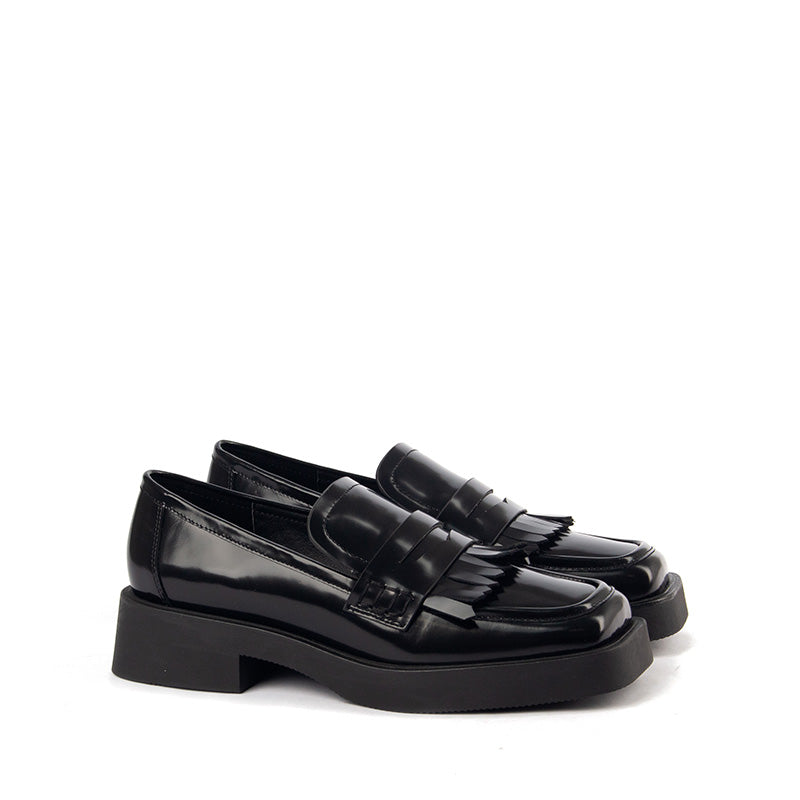 Sophisticated Black Penny Loafers