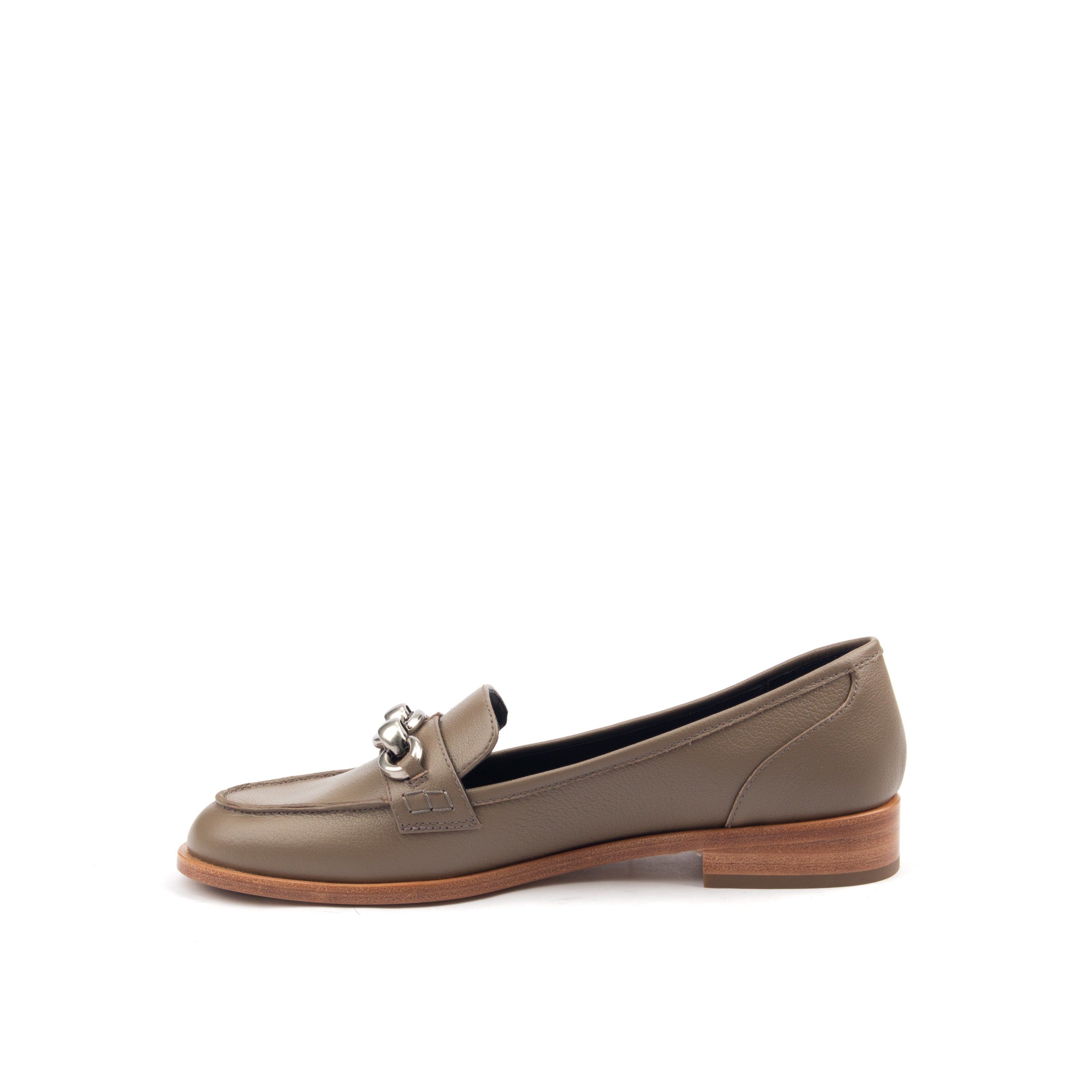 AMERICAS AVE – Croc-Print &amp; Smooth Leather Loafers