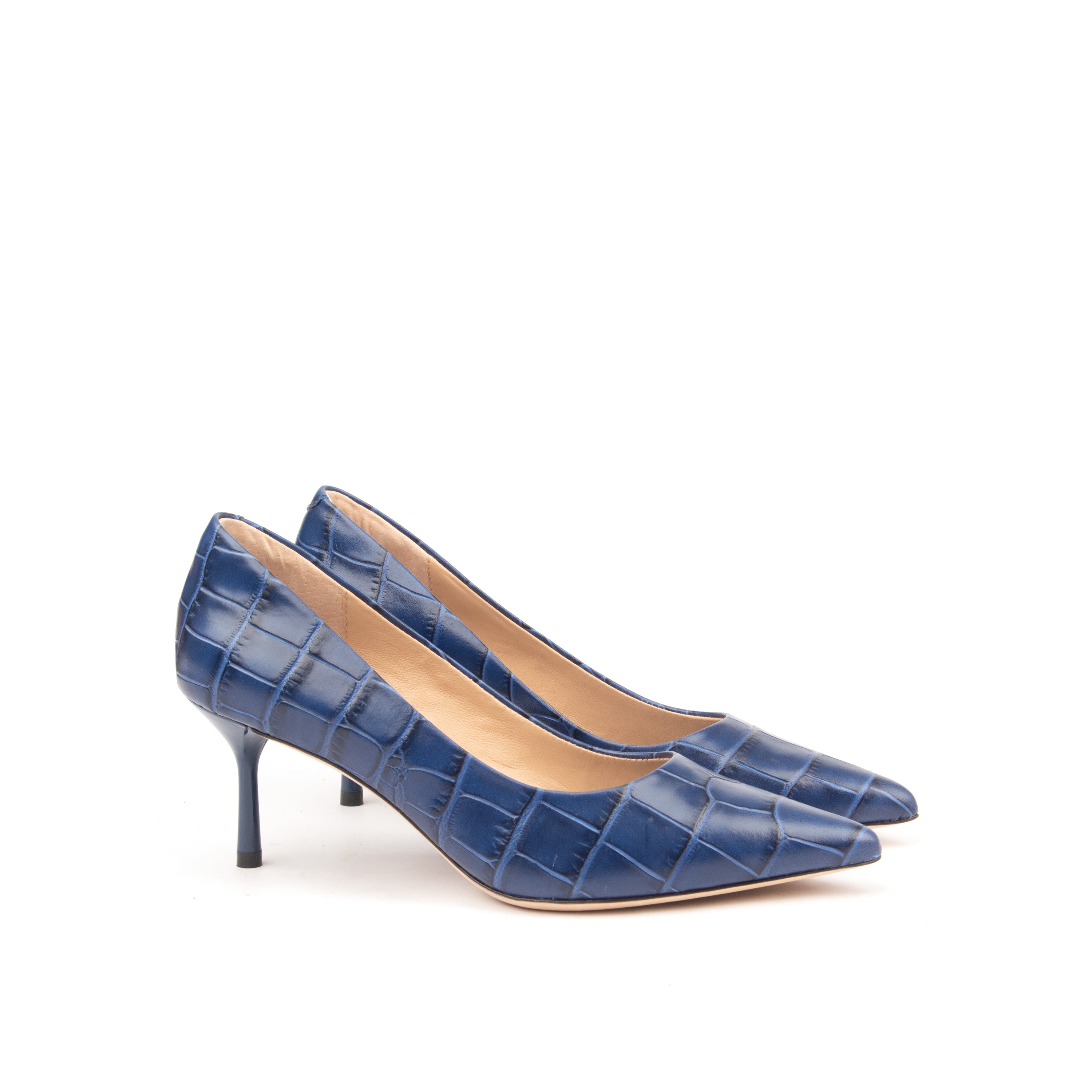 Re-Imagine Croc – Croc Print Leather Pumps