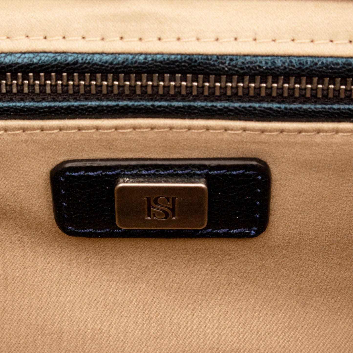 Metallic Nappa & Calf Snake Handbag – A Statement of Luxury
