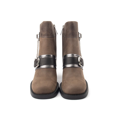 Rinimi Heeled Ankle Boots – Bold, Sophisticated & Timeless