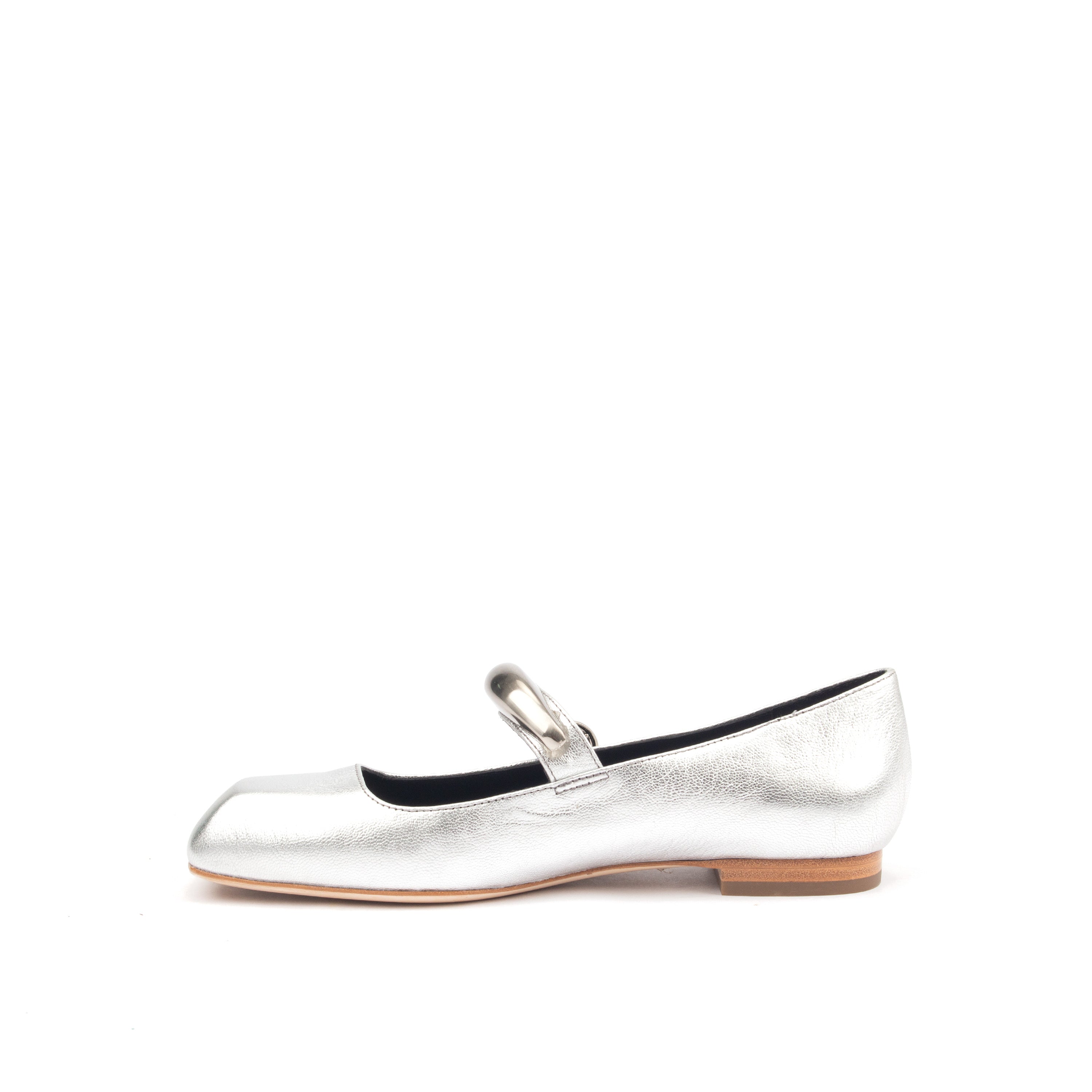 TIMES SQUARE – A Luxe Metallic Flat with Modern Glamour