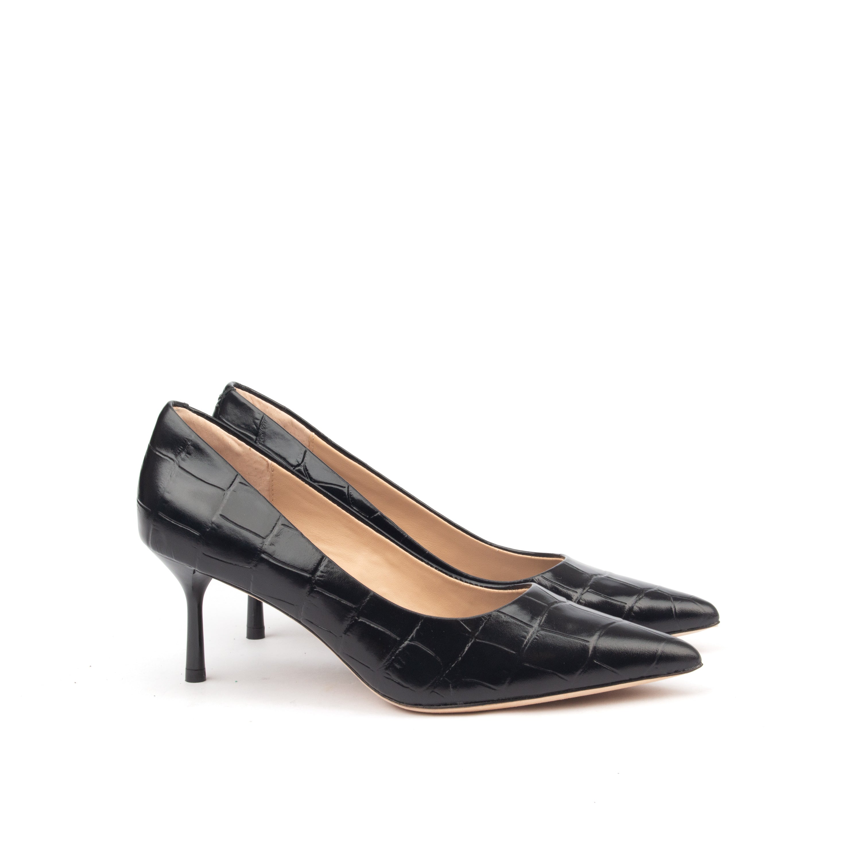 Re-Imagine Croc – Croc Print Leather Pumps