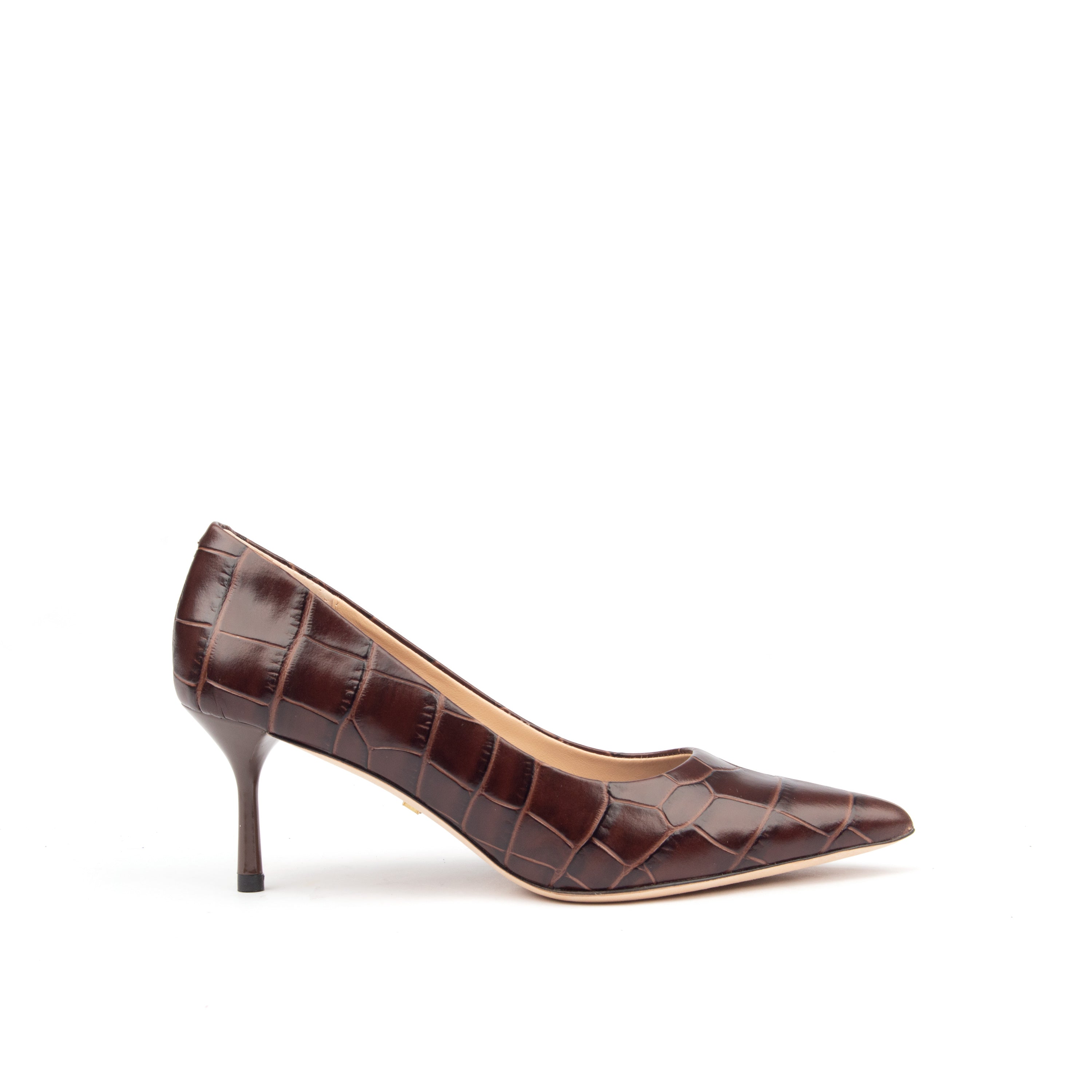 Re-Imagine Croc – Croc Print Leather Pumps
