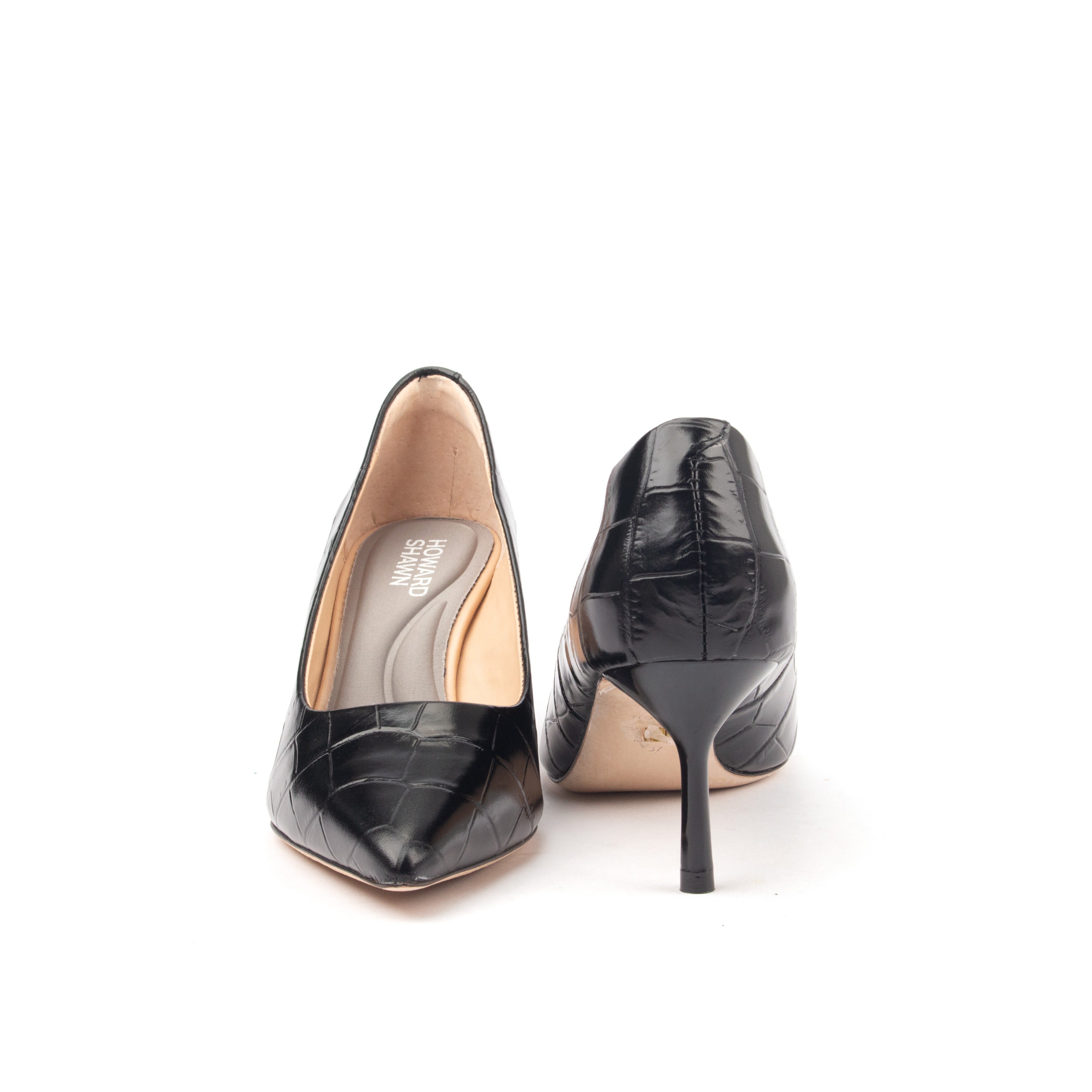 Re-Imagine Croc – Croc Print Leather Pumps