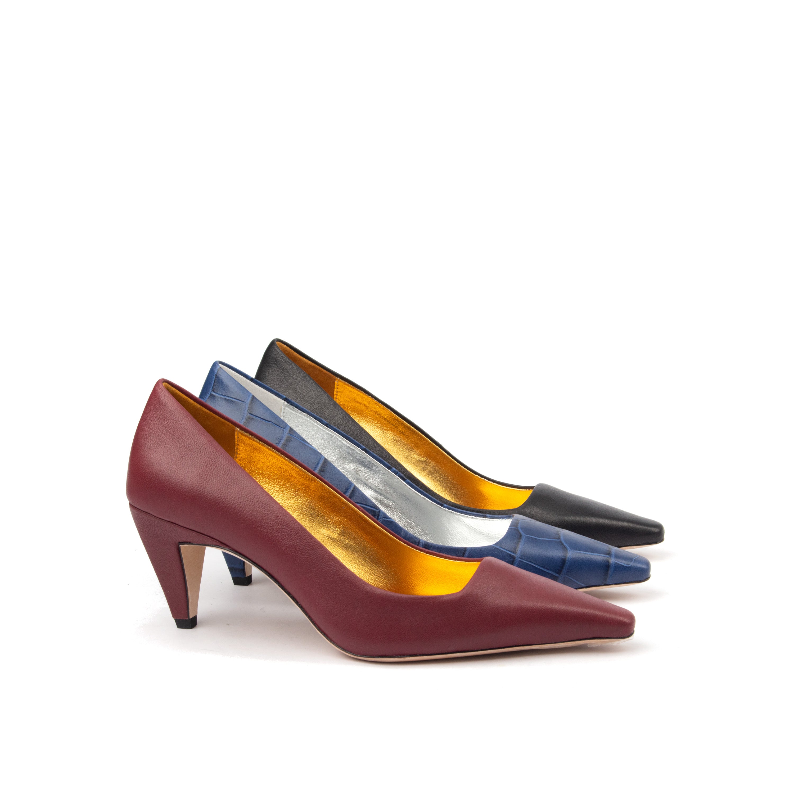MUSTANG – Sleek &amp; Sophisticated Mid-Heel Pumps