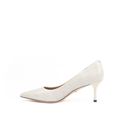 Re-Imagine Croc – Croc Print Leather Pumps