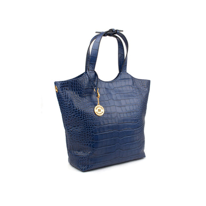 Paris Tote – The Ultimate Croc-Embossed Leather Bag