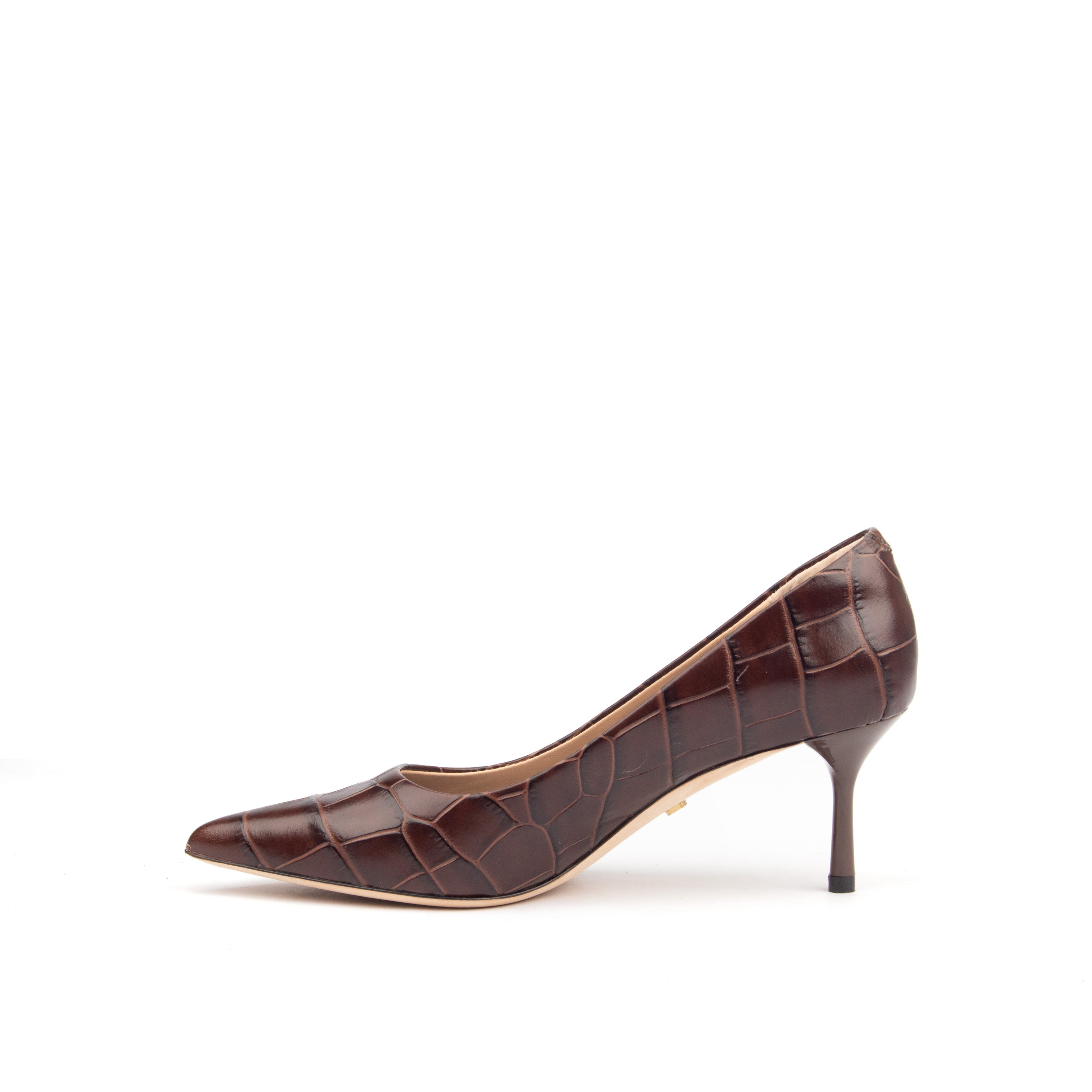 Re-Imagine Croc – Croc Print Leather Pumps