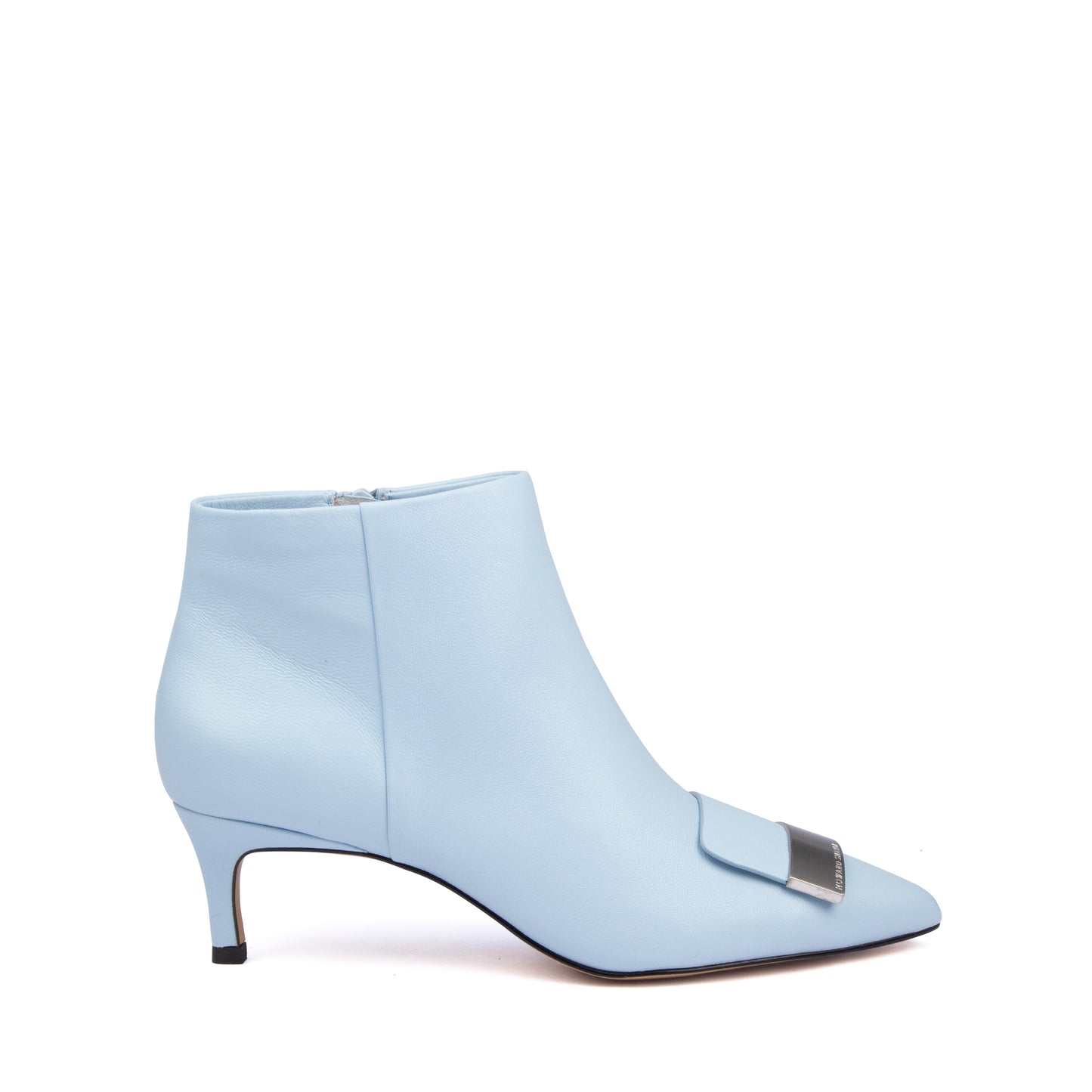 Playful and Elegant: Light Blue High Heel Boots