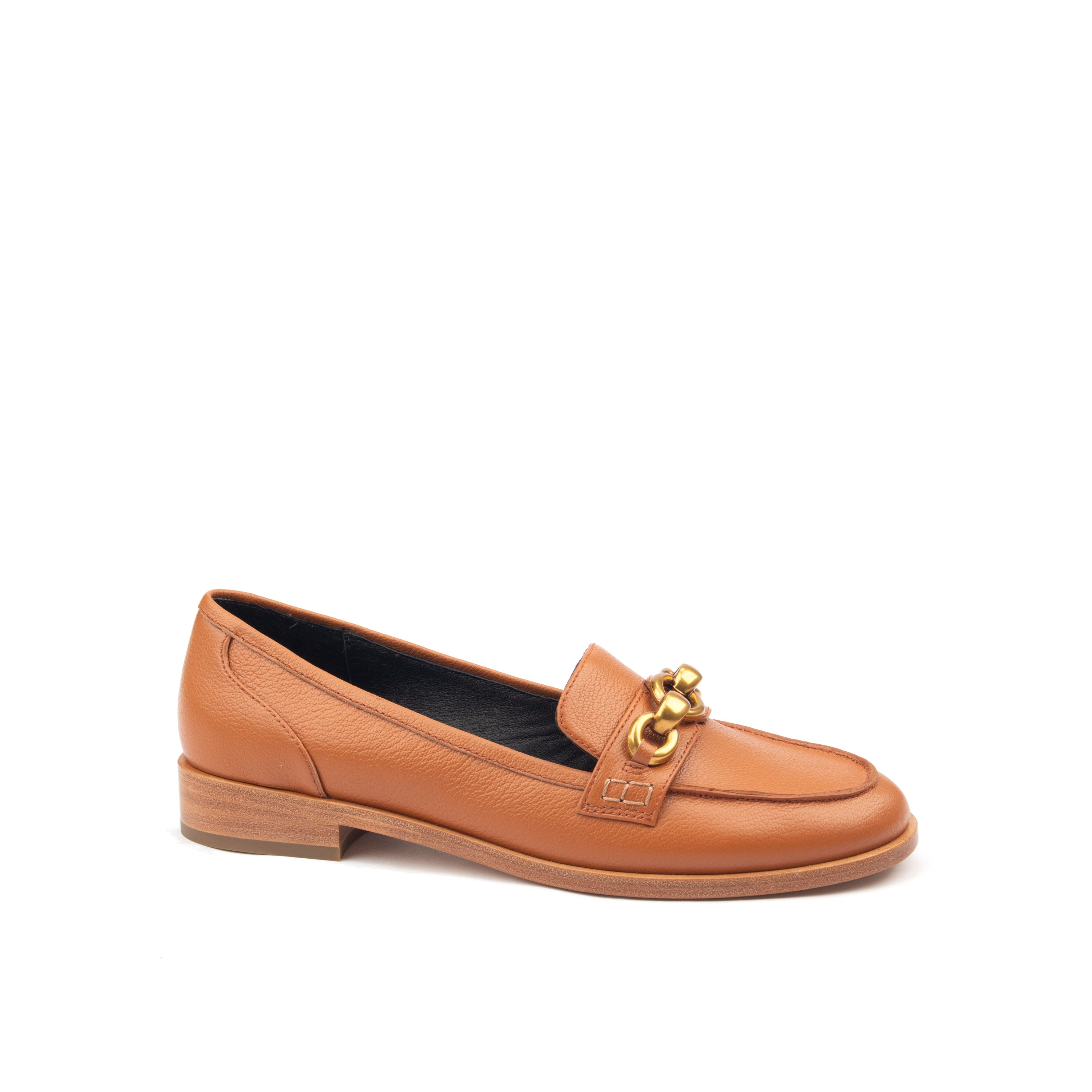 AMERICAS AVE – Croc-Print &amp; Smooth Leather Loafers