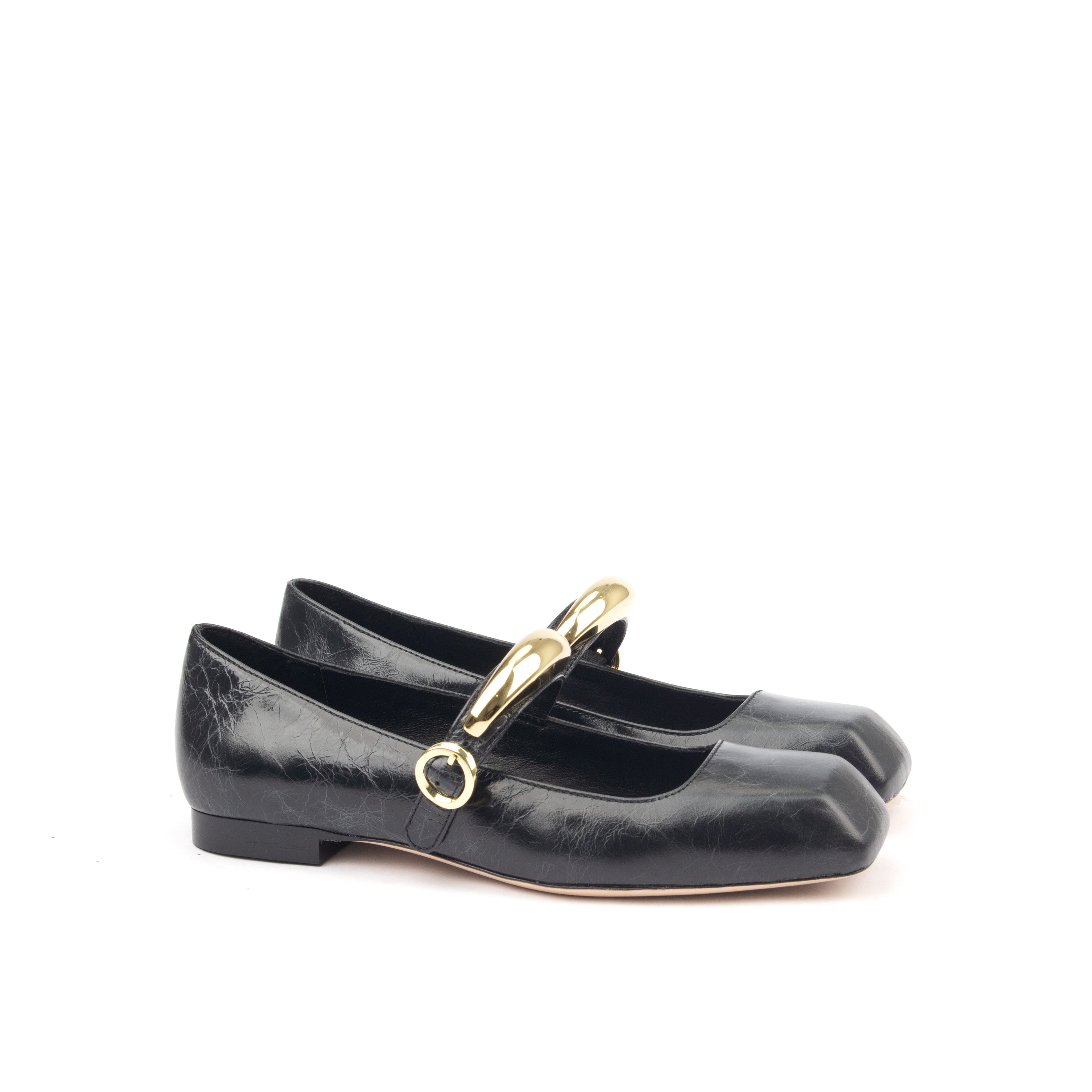 TIMES SQUARE – A Luxe Metallic Flat with Modern Glamour