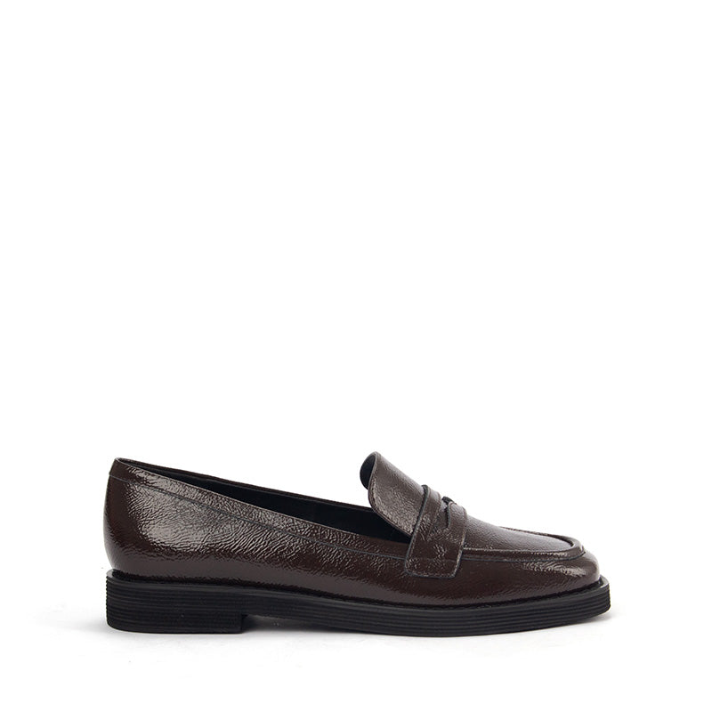 Brown Leather Penny Loafers