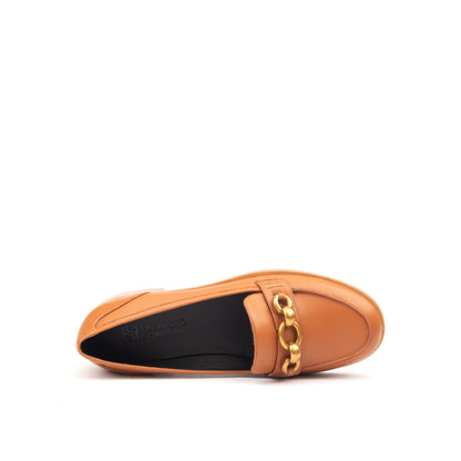 AMERICAS AVE – Croc-Print &amp; Smooth Leather Loafers