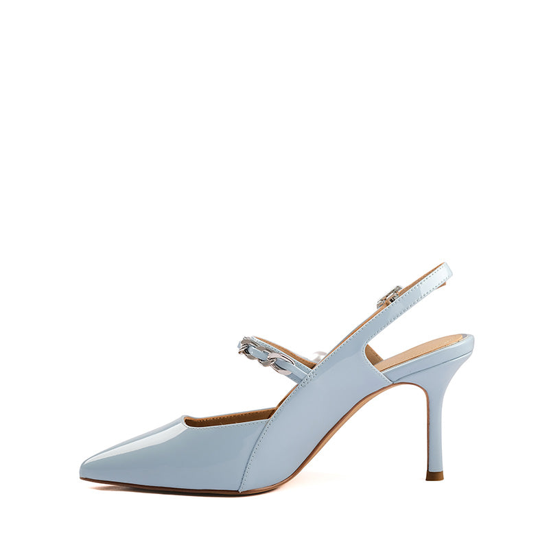 Blue Slingback Heels: Elegance in Every Step