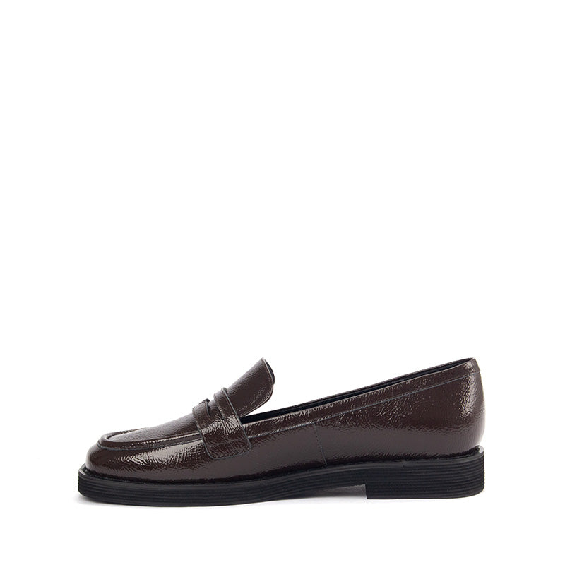 Brown Leather Penny Loafers