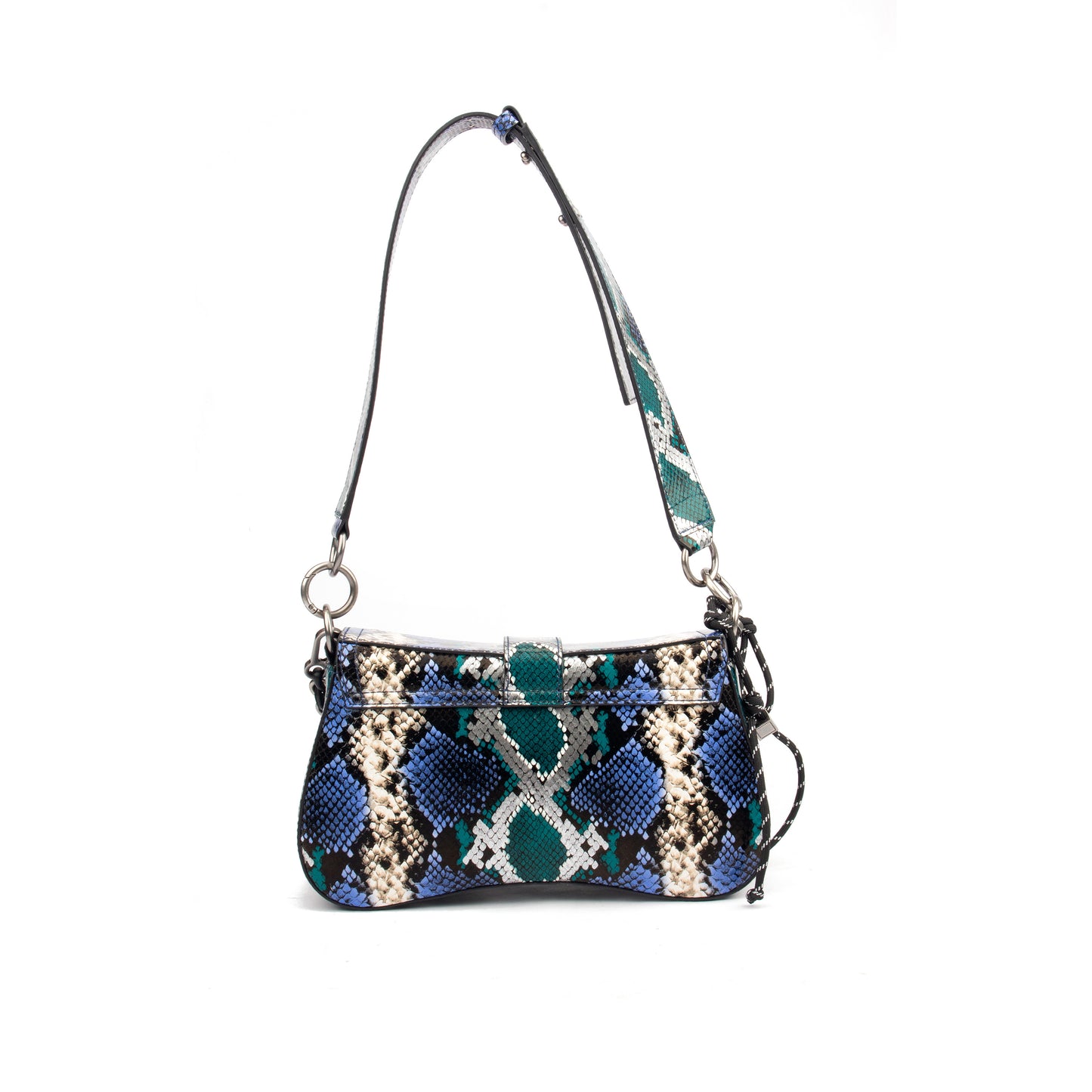 Metallic Nappa & Calf Snake Handbag – A Statement of Luxury