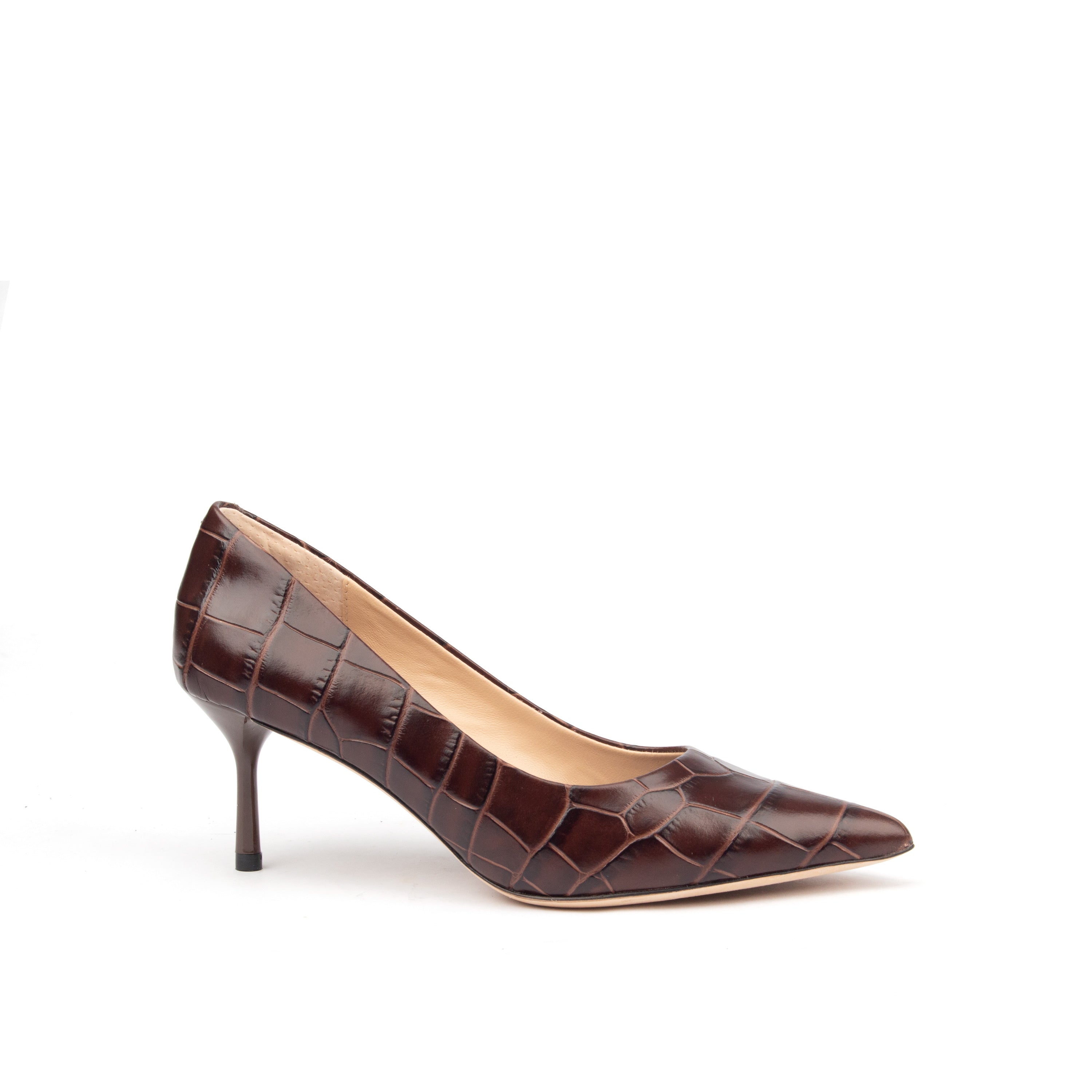 Re-Imagine Croc – Croc Print Leather Pumps