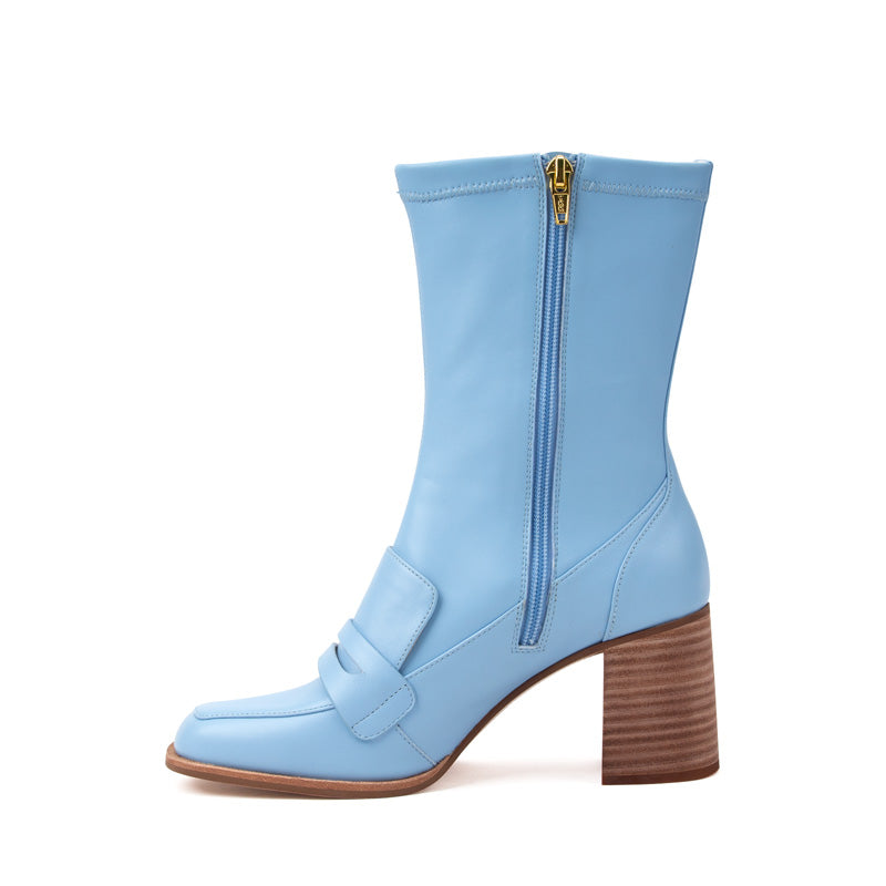 Blue Mary Jane Sock Boots: Upgrade Your Style