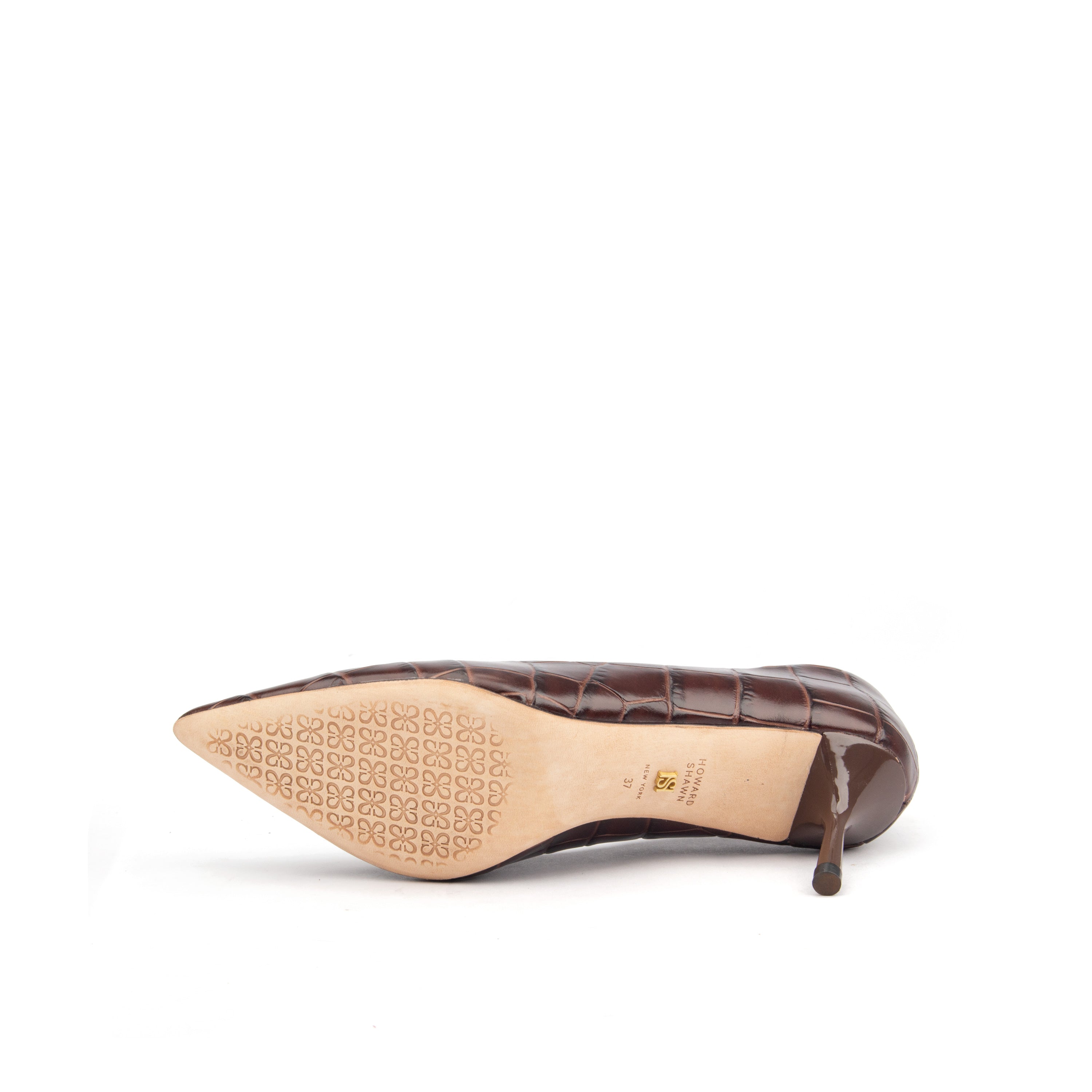 Re-Imagine Croc – Croc Print Leather Pumps