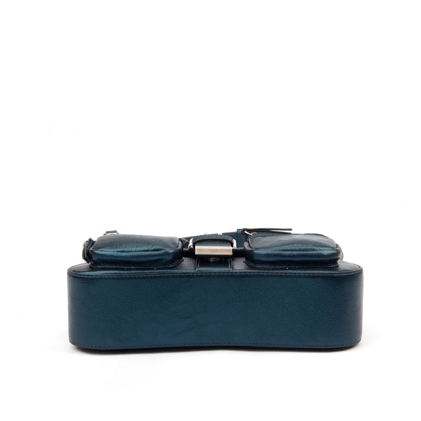 Metallic Nappa & Calf Snake Handbag – A Statement of Luxury