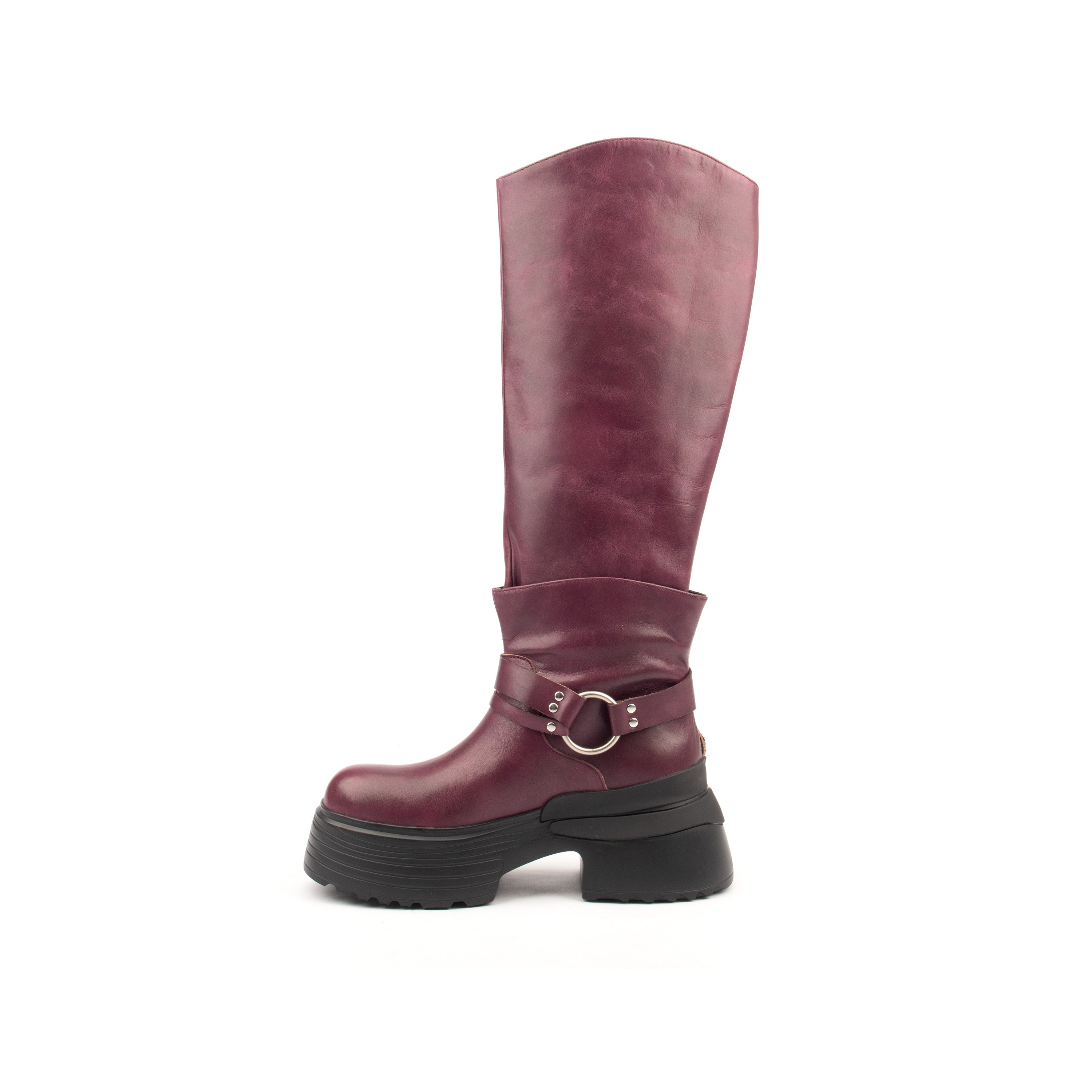Raw Rebel Tall – The Ultimate Knee-High Biker Boots