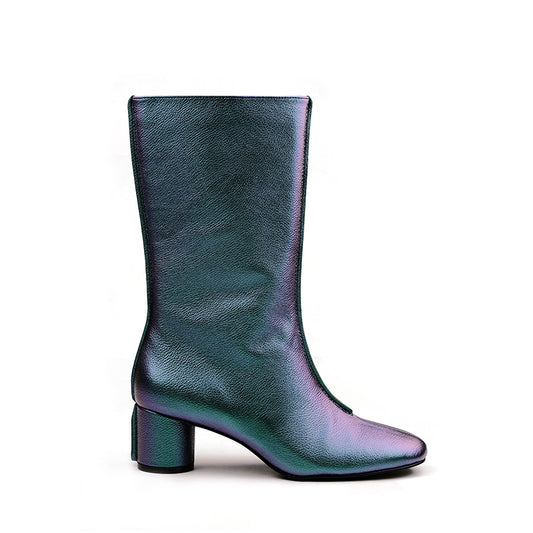 The 60's Inspired Mid-Calf Boot