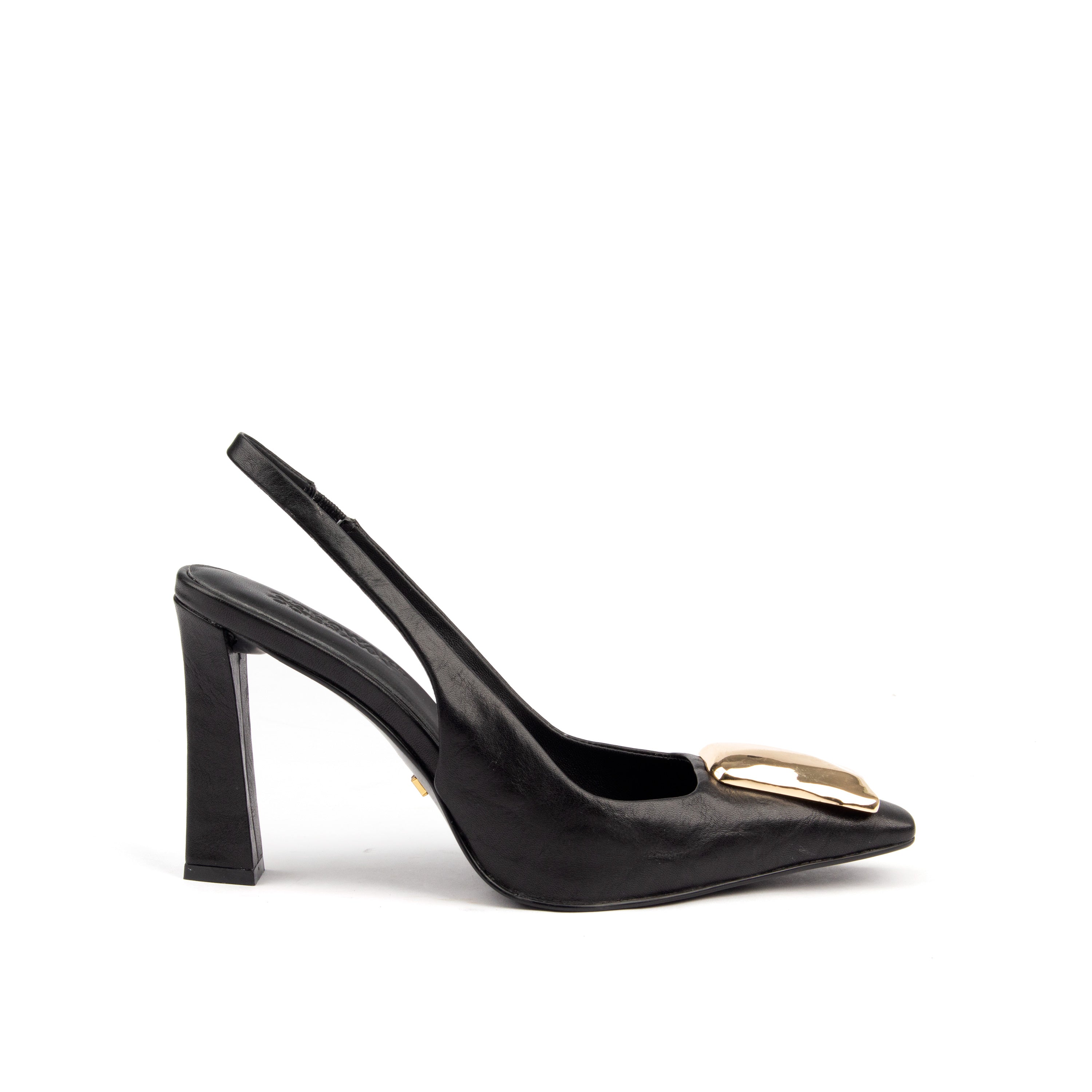 Buckle Slingback Pump